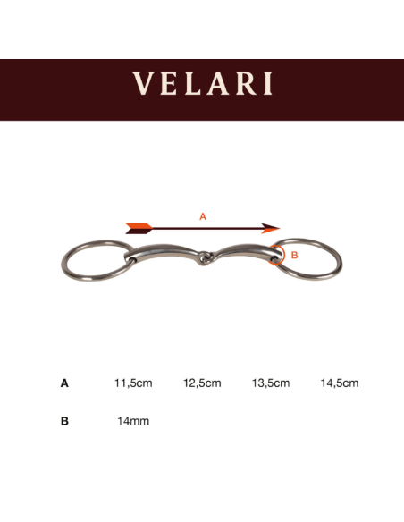 Mors 2 Anneaux Velari Cuivre Simple Brisure Canon 14mm