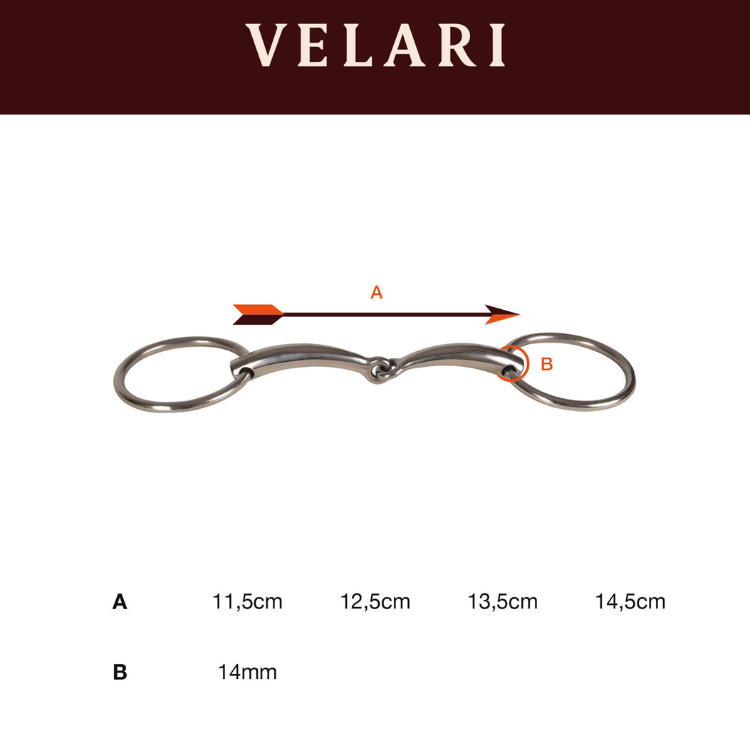 Mors 2 Anneaux Velari Cuivre Simple Brisure Canon 14mm