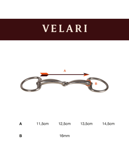 Mors à Olives Velari Sweet Iron Simple Brisure Canon 16mm