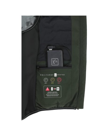 Gilet Chauffant Equithème Sasha KAKI