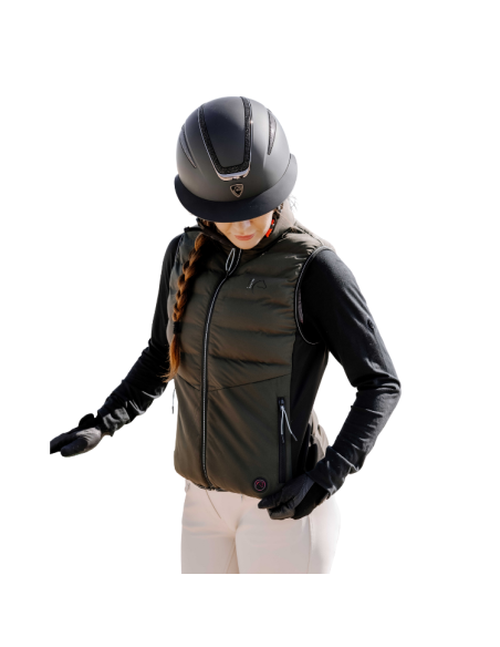 Gilet Chauffant Equithème Sasha KAKI