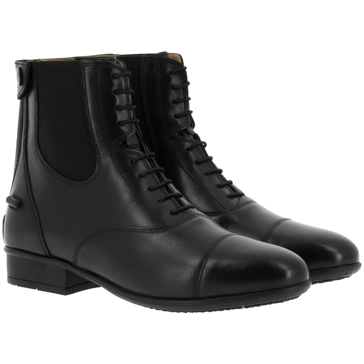Boots Equithème Chic Lacet & Zip NOIR