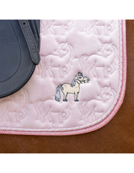 Tapis De Selle Kentucky Unicorn Glitter ROSE SOFT