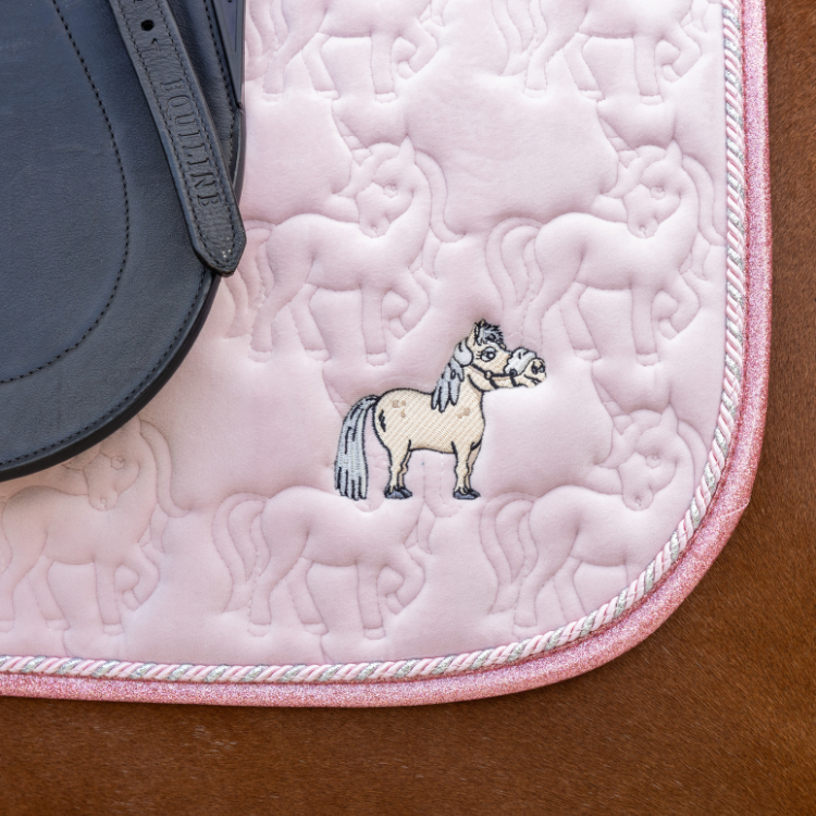 Tapis De Selle Kentucky Unicorn Glitter ROSE SOFT