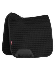 Tapis De Selle LeMieux Square Coton Dressage NOIR