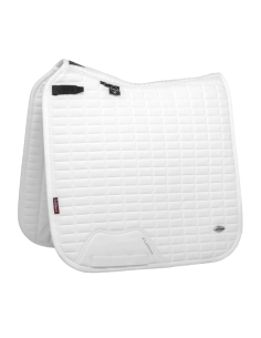 Tapis De Selle LeMieux Square Self-Cool Dressage BLANC