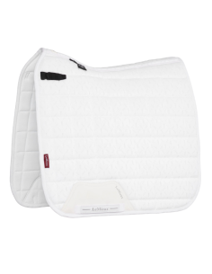 Tapis De Selle LeMieux Square Self-Cool 3D Mesh Dressage BLANC