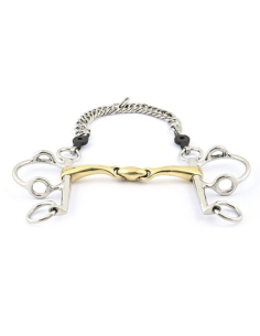 Jump'In French Mouth Full Cheek Pelham Gag Bit