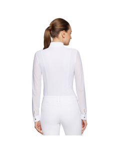 Polo Samshield Marina Manches Longues SS26 BLANC 2