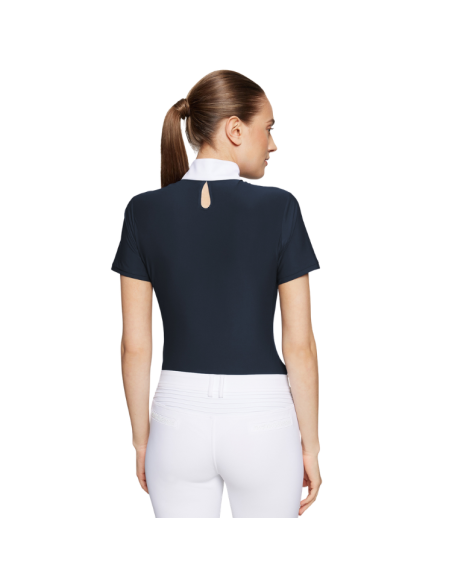 Polo Samshield Roxy Premium Manches Courtes SS26 MARINE