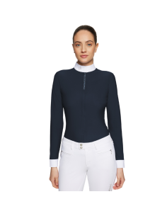 Polo Samshield Roxanne Premium Manches Longues SS26 MARINE