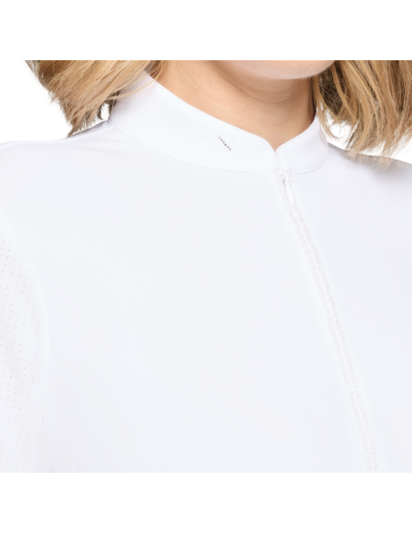 Polo Samshield Lou Manches Longues SS26 BLANC