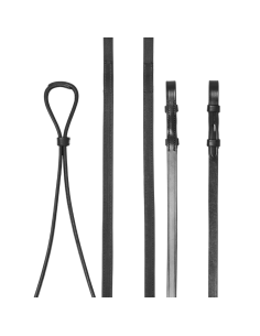 Rênes LeMieux Doublées Hunter NOIR
