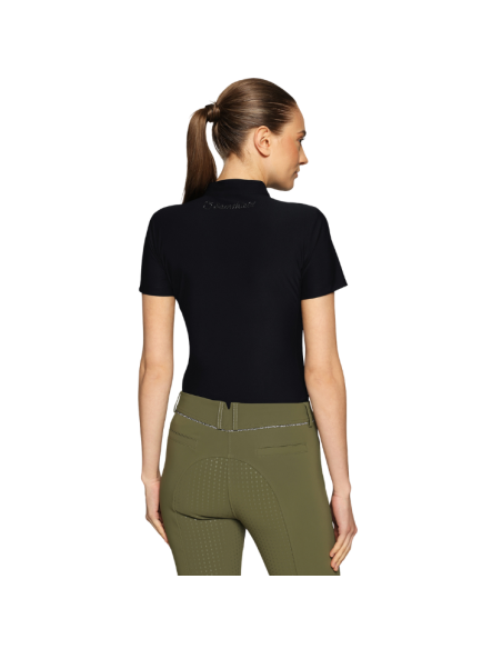 Polo Samshield Bruna Premium Manches Courtes SS26 NOIR