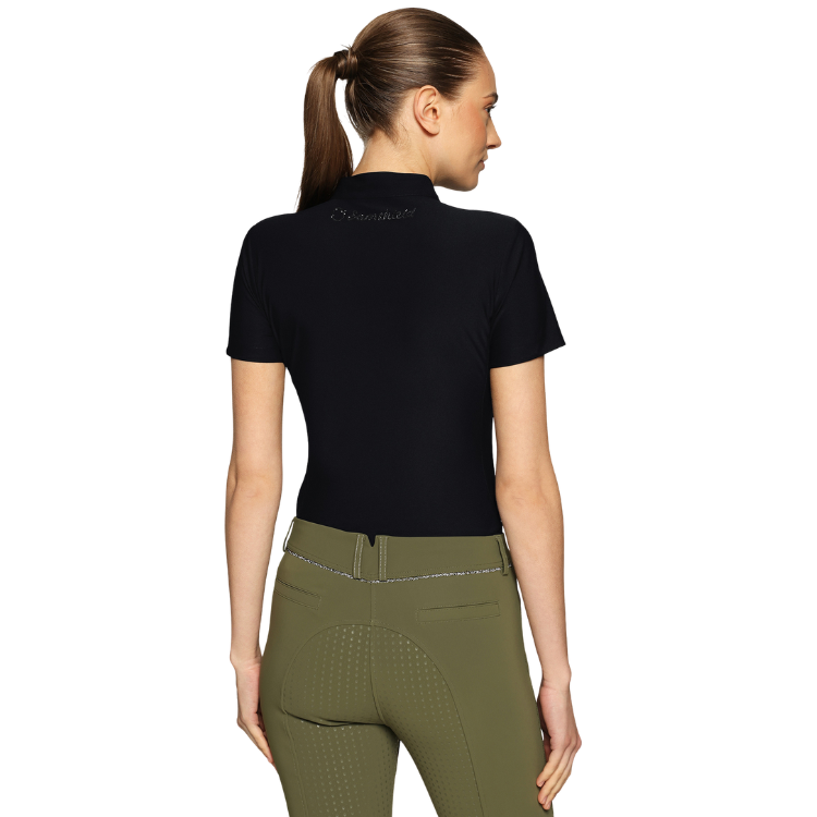 Polo Samshield Bruna Premium Manches Courtes SS26 NOIR