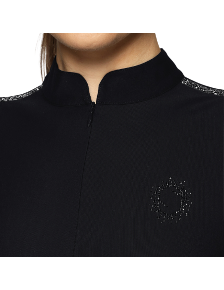 Polo Samshield Bruna Premium Manches Courtes SS26 NOIR