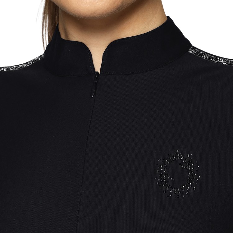 Polo Samshield Bruna Premium Manches Courtes SS26 NOIR