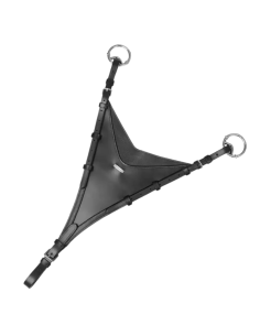Martingale LeMieux Avec Protection De Poitrail NOIR/SILVER