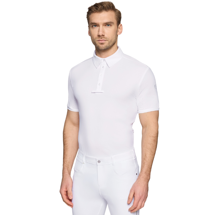 Polo Samshield Calvin Manches Courtes SS26 BLANC