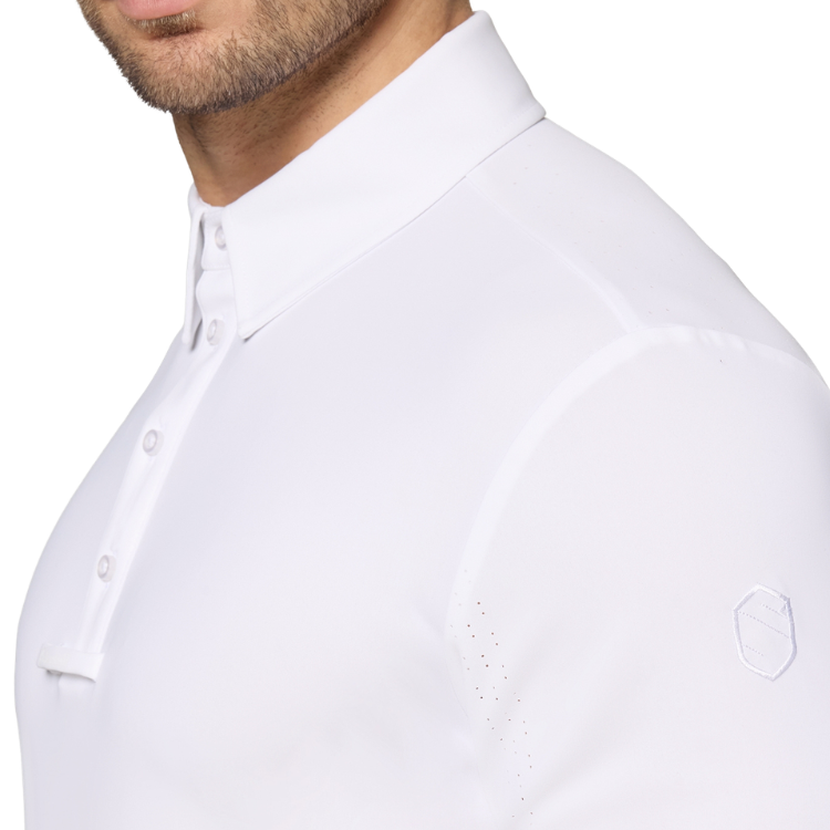 Polo Samshield Calvin Manches Courtes SS26 BLANC