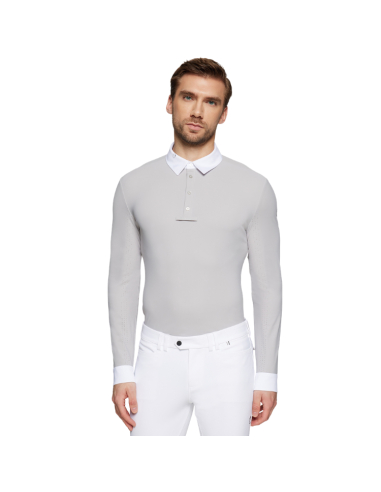 Polo Samshield Come Manches Longues SS26 GRIS CLAIR