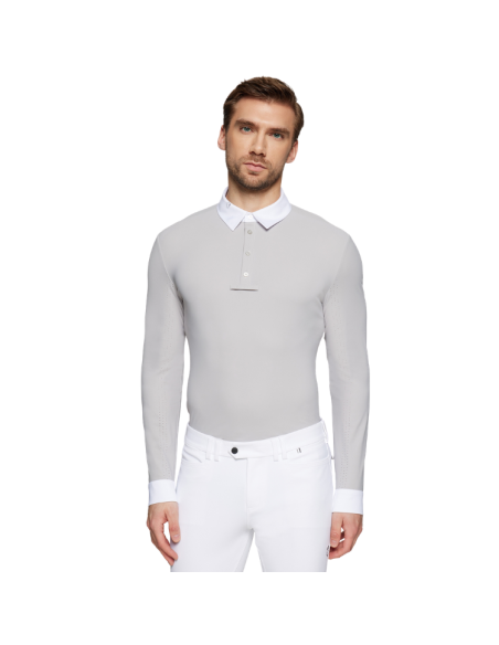 Polo Samshield Come Manches Longues SS26 GRIS CLAIR