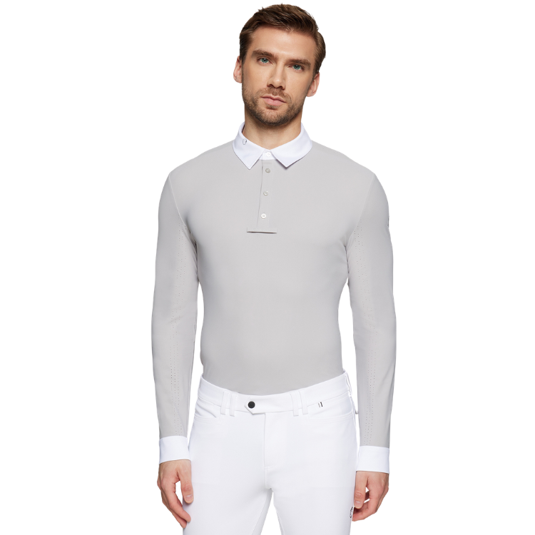 Polo Samshield Come Manches Longues SS26 GRIS CLAIR