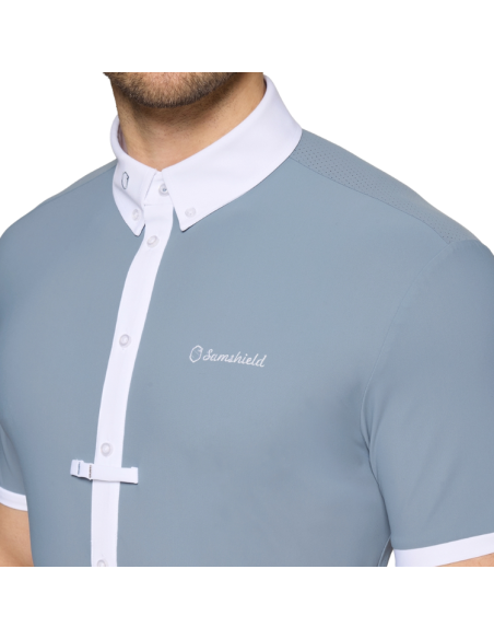 Chemise Samshield Corentin Manches Courtes SS26 DUSTY BLUE