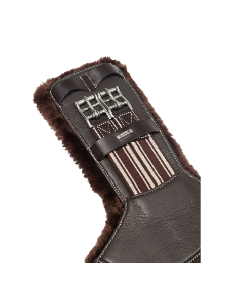 Sangle Bavette LeMieux Arika Laine Synthétique Courte MARRON