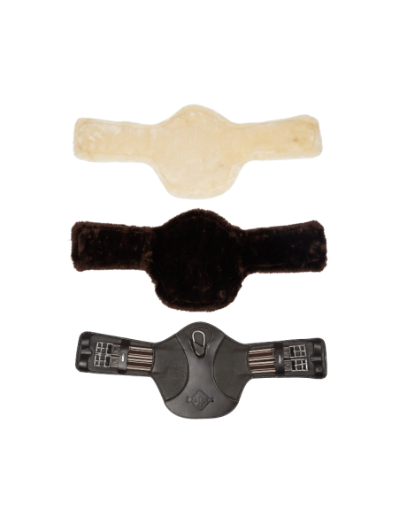 Sangle Bavette LeMieux Arika Laine Synthétique Courte MARRON