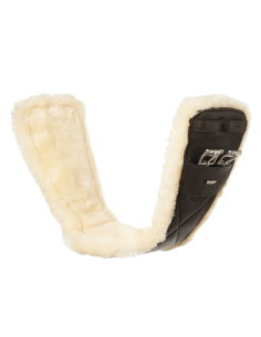 Sangle LeMieux Cuir & Laine Synthétique Amovible NOIR 2