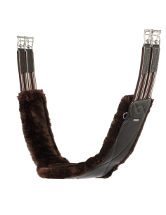 Sangle LeMieux Cuir & Laine Synthétique Amovible Longue NOIR 2