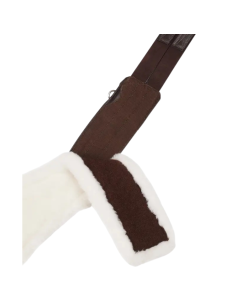 Sangle LeMieux Doublure Laine Mérinos Détachable Hunter HAVANE 2