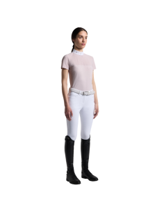 Polo Cavalleria Toscana Perforated Jersey BLANC 2