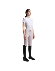 Cavalleria Toscana T-Shirt with Perforated Insert