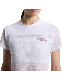 Cavalleria Toscana T-Shirt with Perforated Insert