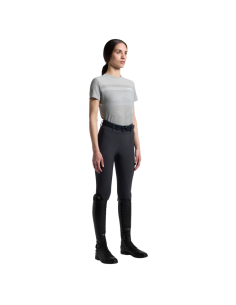Cavalleria Toscana T-Shirt with Perforated Insert 2