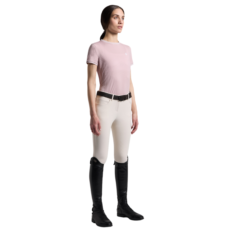 T-Shirt Cavalleria Toscana Stripe Jersey VIOLET ICE
