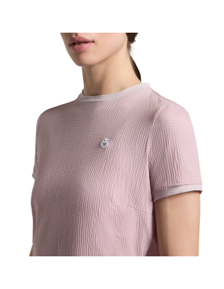 T-Shirt Cavalleria Toscana Stripe Jersey VIOLET ICE