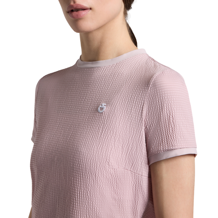 T-Shirt Cavalleria Toscana Stripe Jersey VIOLET ICE