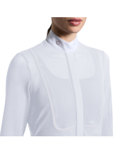 Chemise Cavalleria Toscana Perforated Insert L/S 2