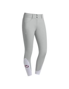 Pantalon Taille Haute Cavalleria Toscana American AGAVE