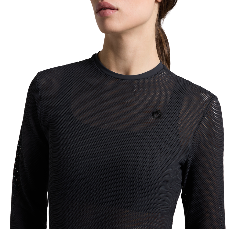T-Shirt Cavalleria Toscana Jersey Performance L/S OCEAN BLUE