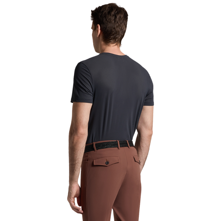 T-Shirt Cavalleria Toscana Jersey Pocket OCEAN BLUE