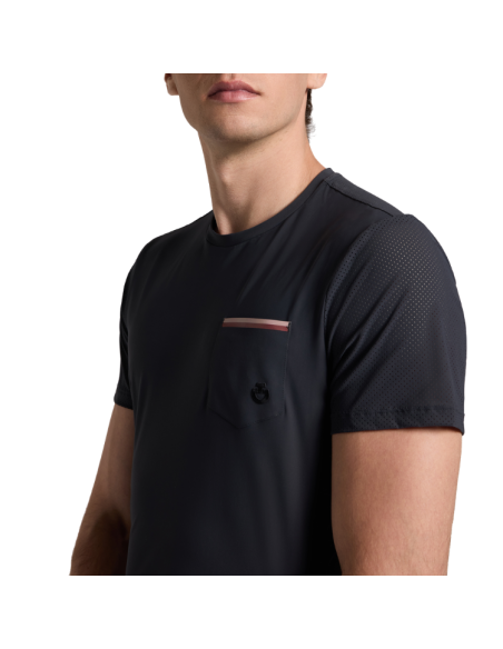 T-Shirt Cavalleria Toscana Jersey Pocket OCEAN BLUE