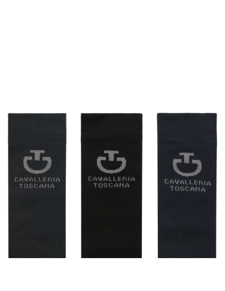 Pack Chaussettes Cavalleria Toscana Jacquard Logo 3