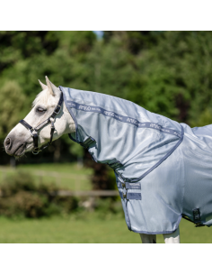 Chemise Anti-Mouches Horseware Amigo Bug Rug Plus Pony HEATHER BLUE/BLEU/ARGENT 2