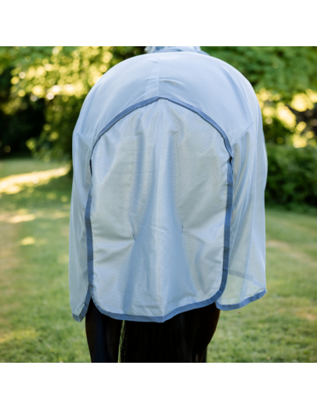 Chemise Anti-Mouches Horseware Amigo Intégrale HEATHER BLUE/BLEU/ARGENT