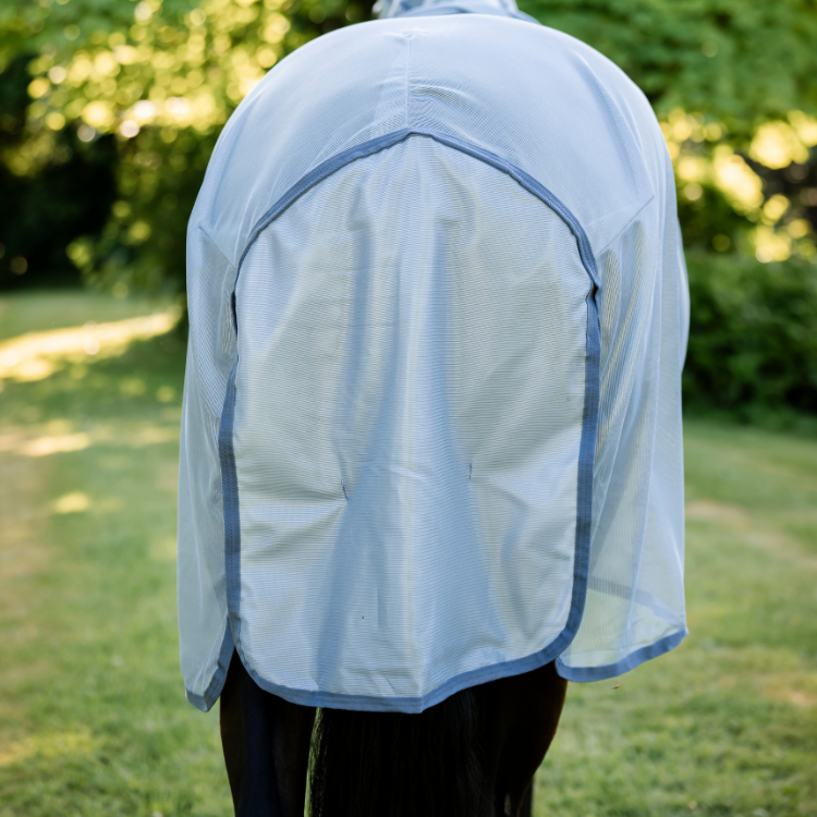 Chemise Anti-Mouches Horseware Amigo Intégrale HEATHER BLUE/BLEU/ARGENT