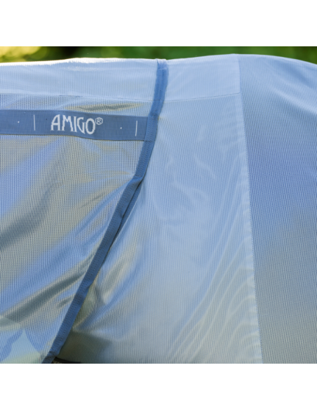 Chemise Anti-Mouches Horseware Amigo Intégrale HEATHER BLUE/BLEU/ARGENT
